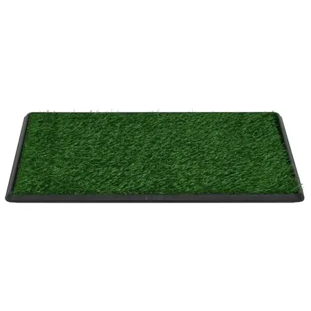  Toaletă animale companie tavă & gazon artificial 76x51x3cm WC