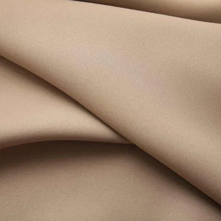  Draperii opace, 2 buc., gri taupe, 140 x 245 cm, cu cârlige