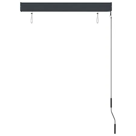  Jaluzea tip rulou de exterior, alb și portocaliu, 100 x 250 cm