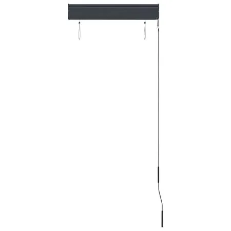  Jaluzea tip rulou de exterior, portocaliu și maro, 60 x 250 cm