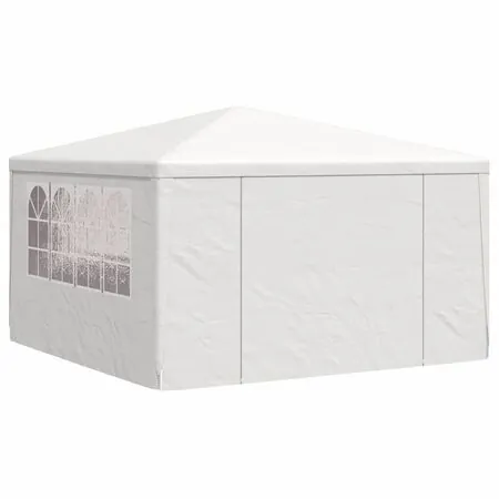  Cort de petrecere profesional cu pereți alb 4 x 4 m 90 g/m²