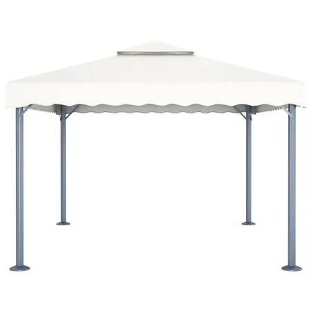 48062  Gazebo 400x300 cm Cream Aluminium
