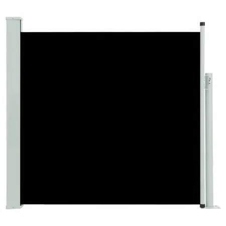  Copertină laterală retractabilă de terasă, negru, 170 x 300 cm