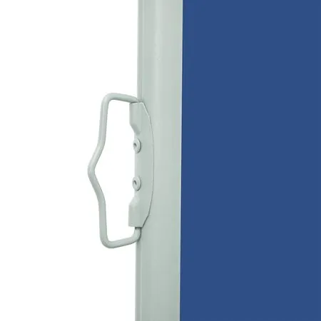 Copertină laterală retractabilă terasă, albastru, 100x300 cm