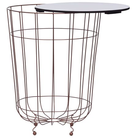  Măsuță de cafea, auriu, Ø 40 cm