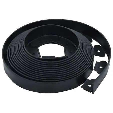  Bordură de gazon flexibilă cu 30 țăruși, 10 m, 5 cm