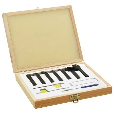  Set unelte de strunjire indexabile, 12 piese, 8x8 mm, 70 mm