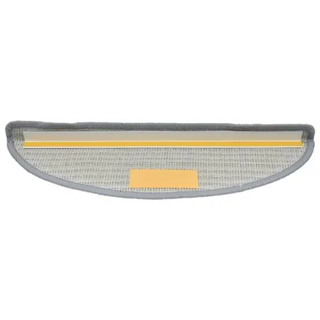  Covorașe pentru trepte scară, 15 buc., gri, 56x17x3 cm