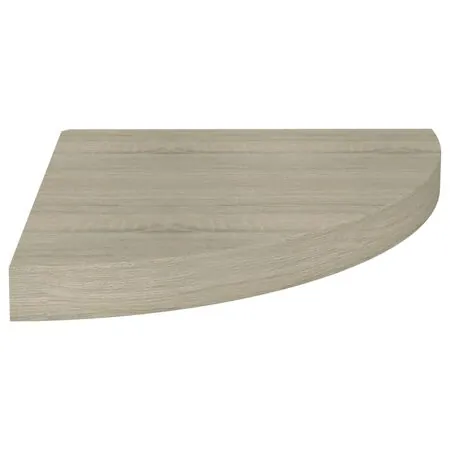  Raft colțar de perete, stejar, 35 x 35 x 3,8 cm, MDF