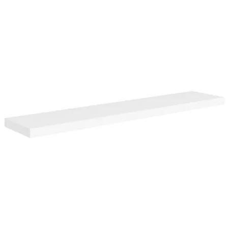  Rafturi de perete, 4 buc., alb, 120 x 23,5 x 3,8 cm, MDF