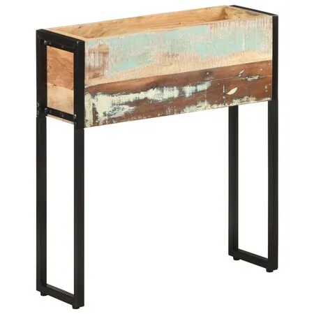  Jardinieră, 60 x 20 x 68 cm, lemn masiv reciclat