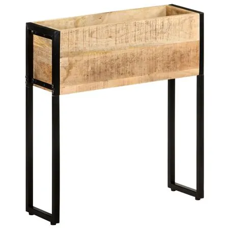  Jardinieră, 60 x 20 x 68 cm, lemn de mango nefinisat