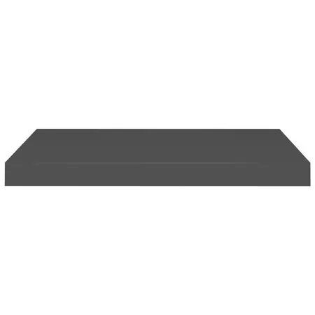  Rafturi de perete, 4 buc., negru, 60 x 23,5 x 3,8 cm, MDF