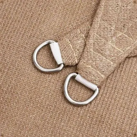  Pânză parasolar, gri taupe, 4,5x4,5x4,5 m, HDPE, 160 g/m²