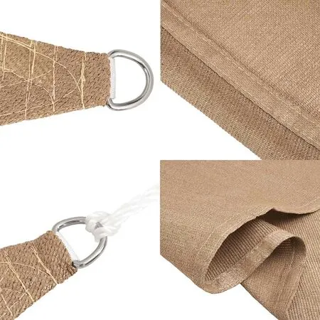  Parasolar, gri taupe, 3x5 m, HDPE, 160 g/m²