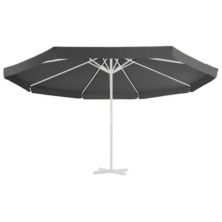  Pânză de schimb umbrelă de soare de exterior, antracit, 500 cm