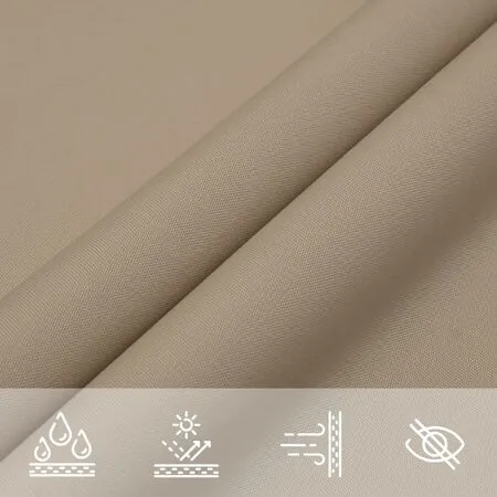  Parasolar, gri taupe, 3x4,5 m, țesătură oxford, dreptunghiular