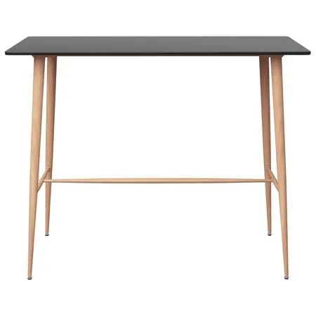  Set mobilier de bar, 5 piese, negru