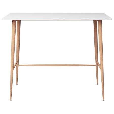  Set mobilier de bar, 5 piese, alb și negru