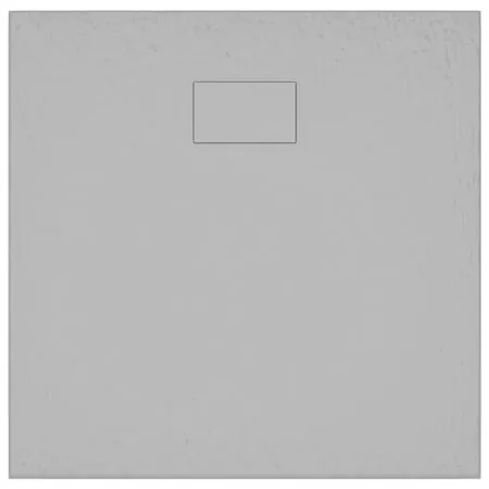  Cădiță de duș, gri, 90x80 cm, SMC 