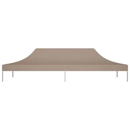  Acoperiș pentru cort de petrecere, gri taupe, 6 x 3 m, 270 g/m²