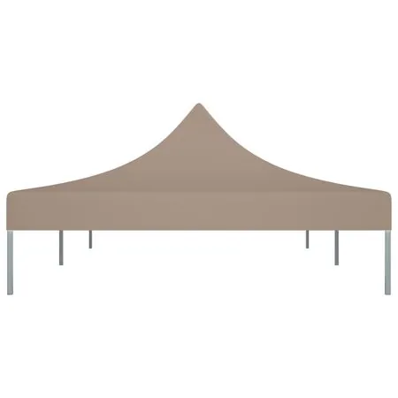  Acoperiș pentru cort de petrecere, gri taupe, 6 x 3 m, 270 g/m²