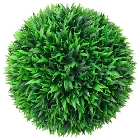  Bile arbuști cimișir artificial, 2 buc, 38 cm