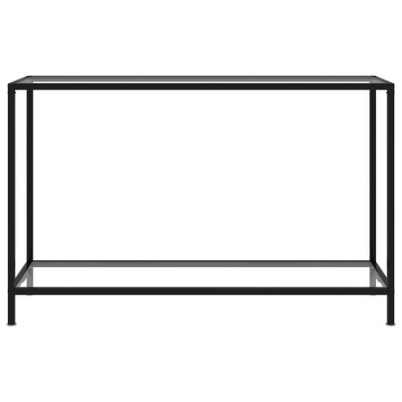  Masă consolă, transparent, 120 x 35 x 75 cm, sticlă securizată