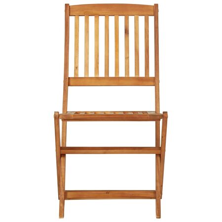  Set mobilier grădină pliabil, 3 piese, lemn masiv acacia