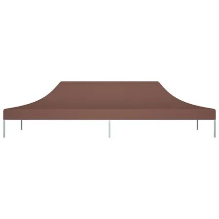  Acoperiș pentru cort de petrecere, maro, 6 x 3 m, 270 g/m²
