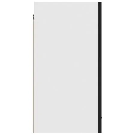  Dulap suspendat “Lyon”, negru, 80 x 31 x 60 cm, lemn prelucrat