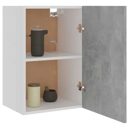  Dulap suspendat “Lyon”, gri beton, 39,5x31x60 cm