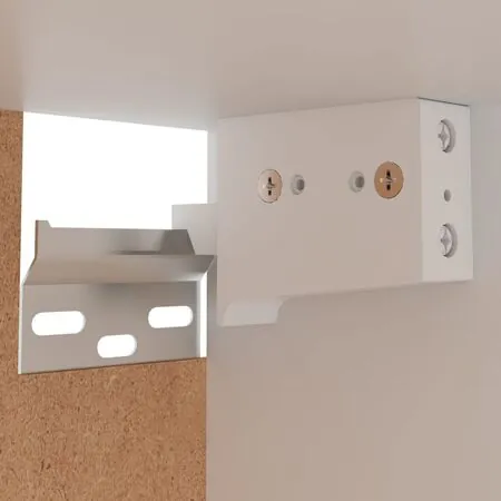  Dulap suspendat “Lyon”, gri beton, 39,5x31x60 cm