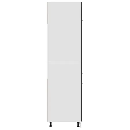  Dulap de frigider “Lyon”, negru, 60x57x207 cm, lemn prelucrat