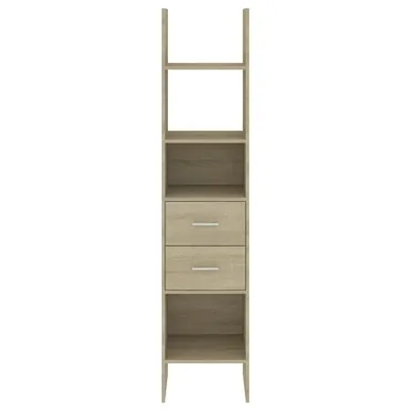  Bibliotecă, stejar Sonoma, 40x35x180 cm, lemn prelucrat