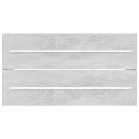  Set mobilier de baie, 2 piese, gri beton, PAL 