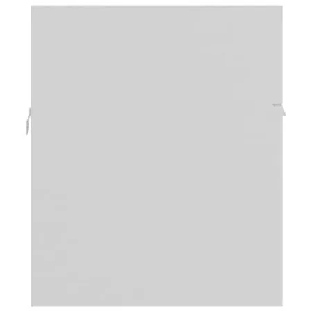  Set mobilier de baie, 2 piese, alb, PAL