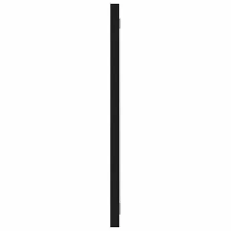  Set mobilier de baie, 2 piese, negru, PAL