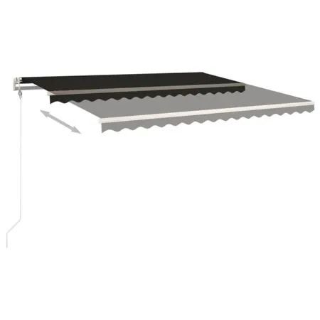  Copertină retractabilă automat, antracit, 400x350 cm