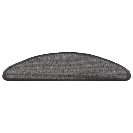  Covorașe scări autoadezive, 15 buc., bej și gri, 56x17x3 cm