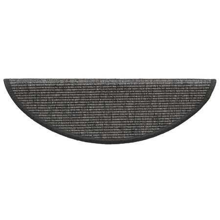  Covorașe scări autoadezive, 15 buc., bej și gri, 56x17x3 cm