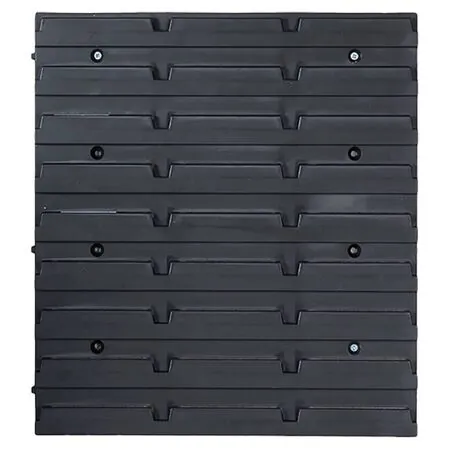  Set cutii depozitare 34 piese cu panouri de perete, roșu&negru