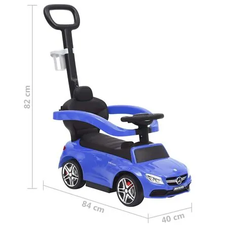  Mașinuță cu împingere Mercedes-Benz C63, albastru