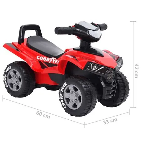  ATV ride-on pentru copii Good Year, roșu