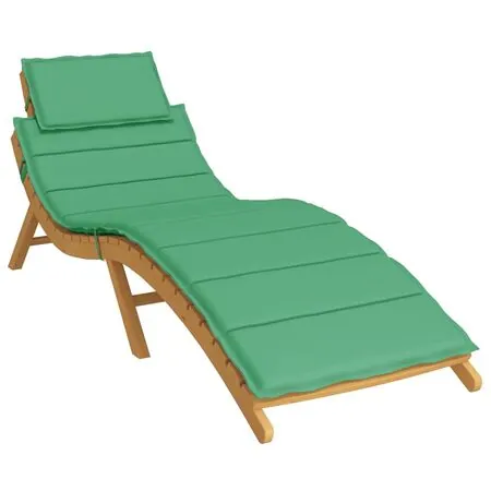  Pernă de șezlong, verde, 186x58x4 cm, textil oxford