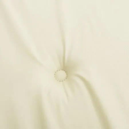  Perne scaun cu spătar înalt, 4 buc., crem, 120x50x3 cm, textil