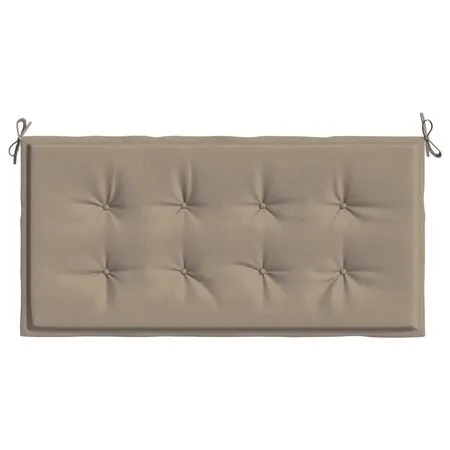  Pernă de bancă de grădină gri taupe, 120x50x4 cm, textil oxford