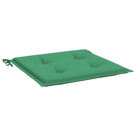  Perne scaune de grădină 2 buc. verde 50x50x3 cm țesătură Oxford