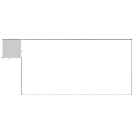  Padoc pentru câini, negru, 22,99 m², oțel  