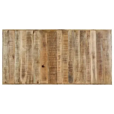  Masă de bucătărie, 140x70x75 cm, lemn masiv de mango brut